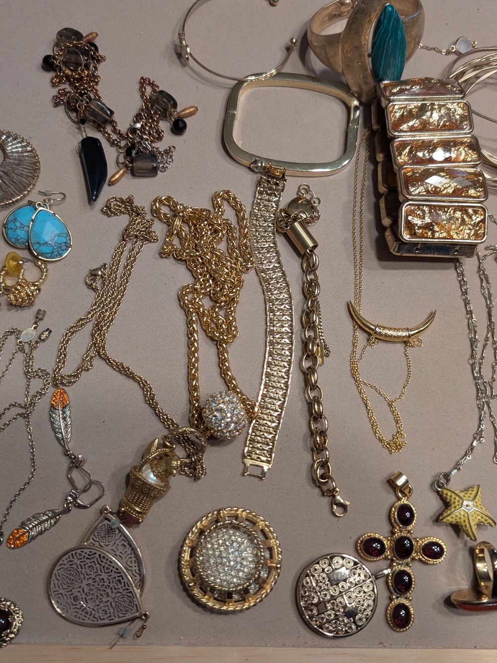 Gold-Tone Mixed Fashion Jewelry